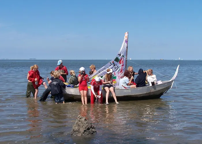 By Wadden Sea With Sunny Garden Chalet Hippolytushoef